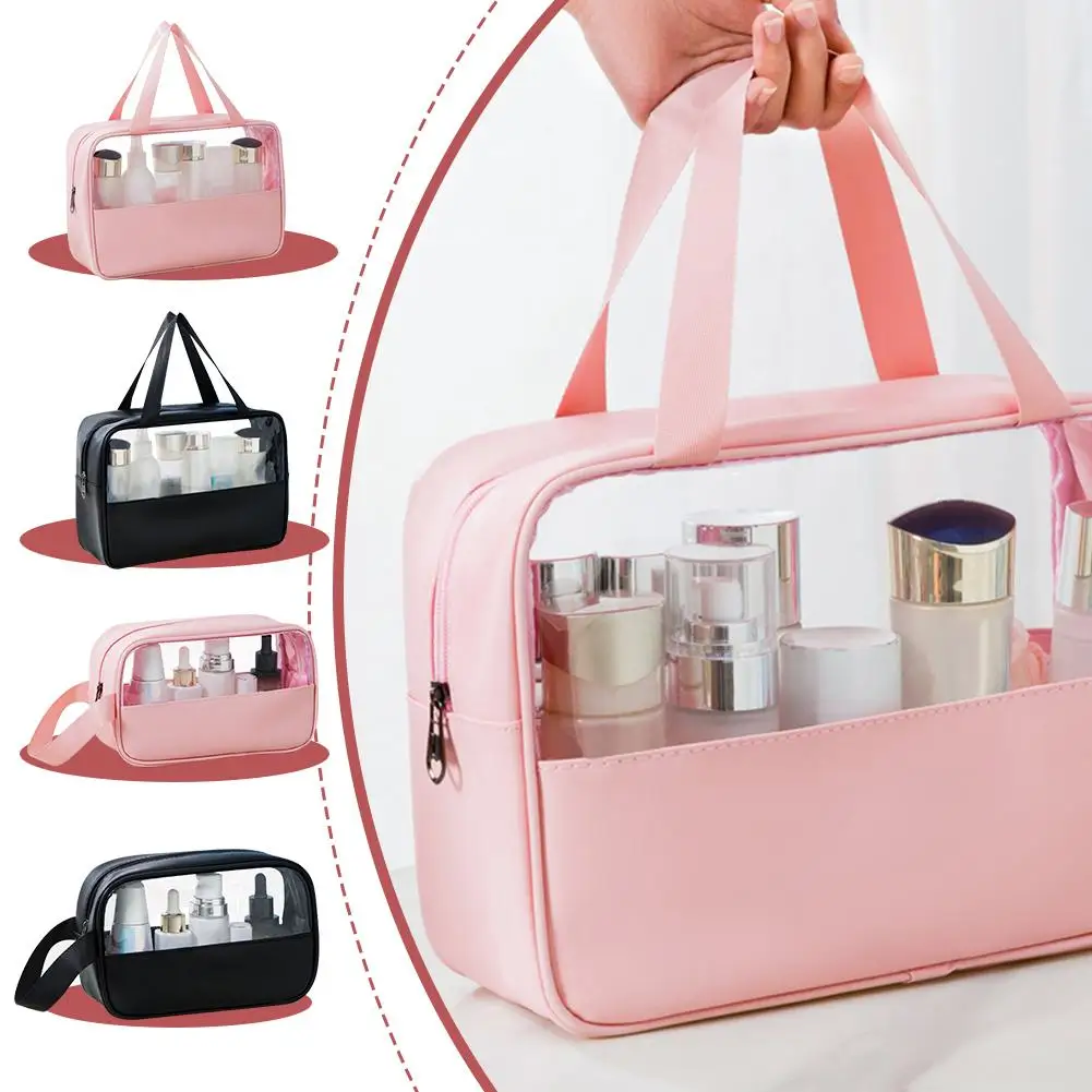 New Portable Makeup Bag Large Capacity Portable Travel Storage Bag Waterproof Transparent Toiletry Cosmetics Bag Storage S4p1
New Portable Makeup Bag Large Capacity Portable Travel Storage Bag Waterproof Transparent Toiletry Cosmetics Bag Storage S4p1