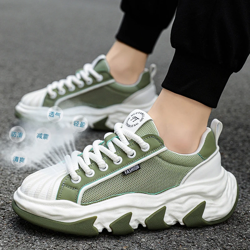 2024 Mesh Hollowed Breathable shoes For Man Designer Shell head Chunky Sneaker Summer Fashion Outdoor casual shoes trend
2024 Mesh Hollowed Breathable shoes For Man Designer Shell head Chunky Sneaker Summer Fashion Outdoor casual shoes trend