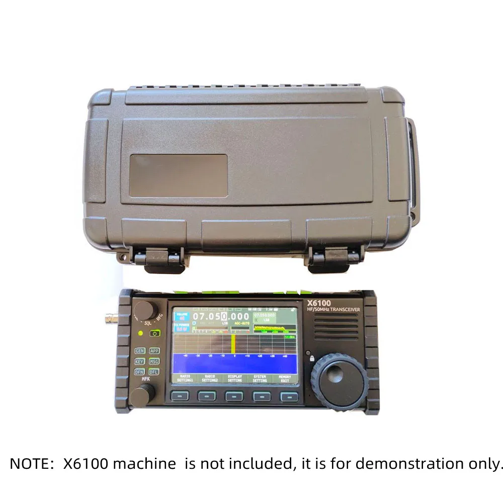 For XIEGU X6100 / Elecraft KX2 HF Transceiver Waterproof Safety Storage Box Portable
For XIEGU X6100 / Elecraft KX2 HF Transceiver Waterproof Safety Storage Box Portable