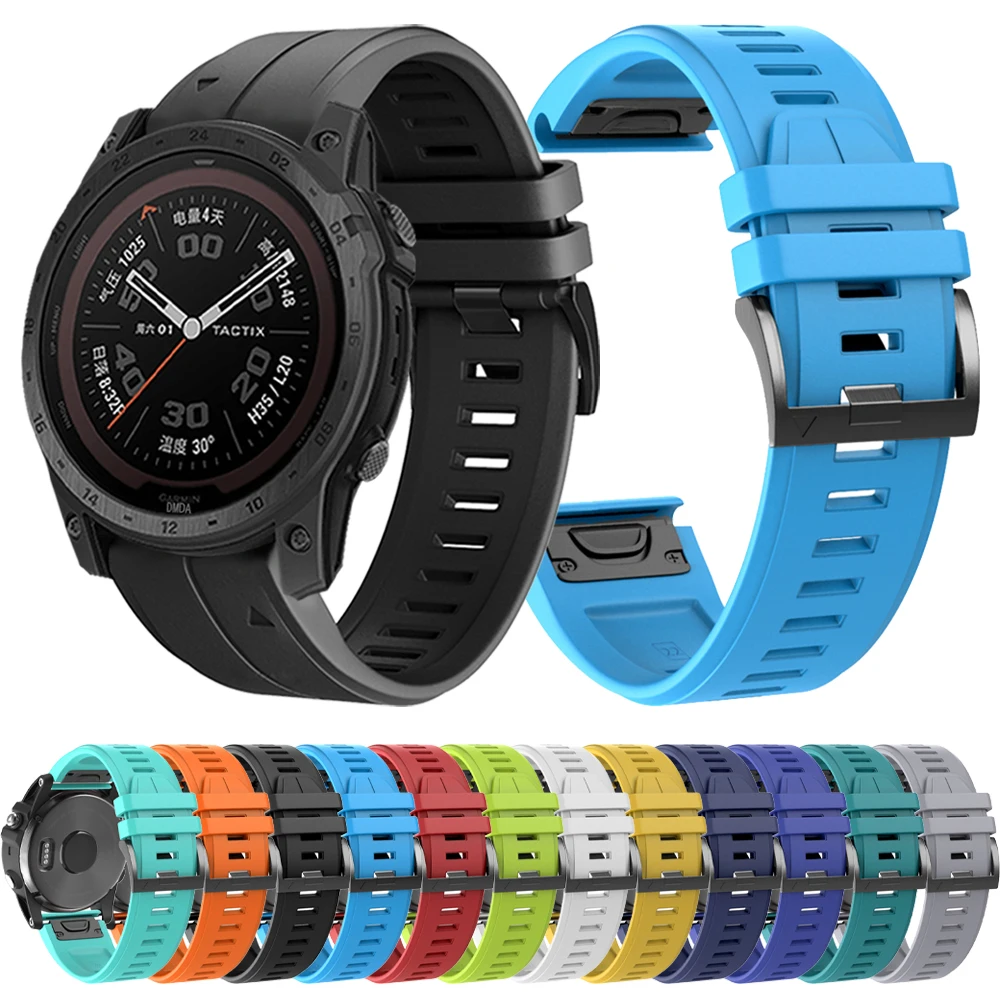 Ремешок силиконовый для наручных часов, быстросъемный браслет для Garmin Тактический 7 AMOLED Pro, Bravo/Delta Quatix 7X 7 5 6, 22 мм 26 мм
Ремешок силиконовый для наручных часов, быстросъемный браслет для Garmin Тактический 7 AMOLED Pro, Bravo/Delta Quatix 7X 7 5 6, 22 мм 26 мм