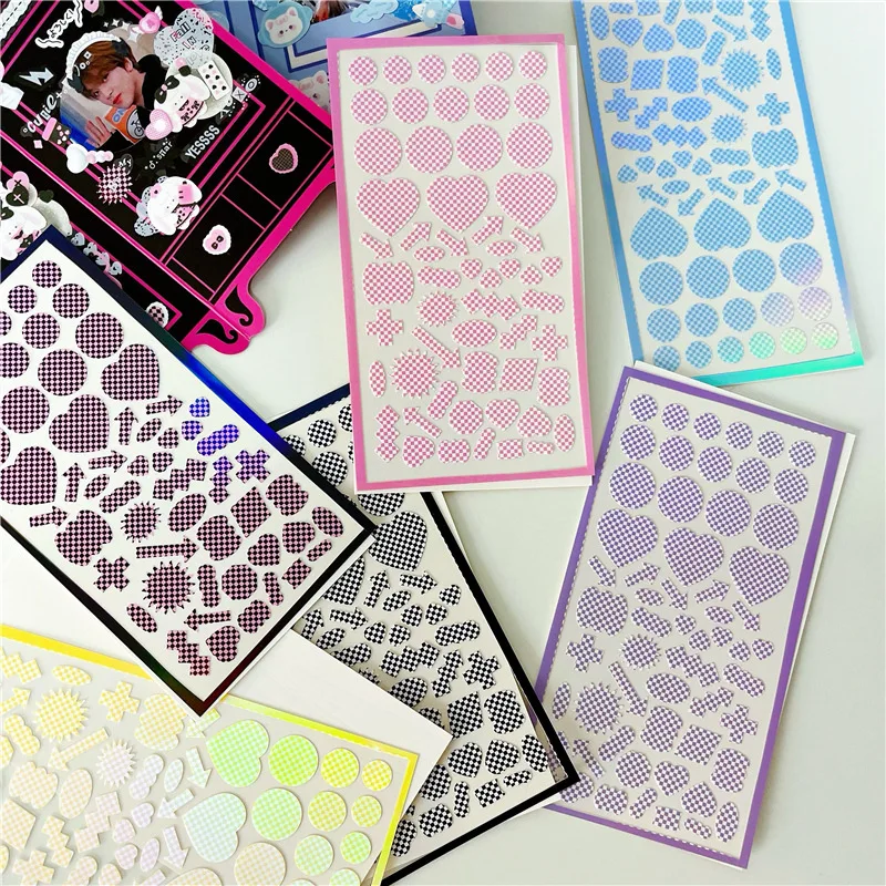Creative Love Chessboard Pattern Sticker Kawaii Scrapbooking Idol Card Phone Diary Stationery Decorative Sticker Art Supplies
Creative Love Chessboard Pattern Sticker Kawaii Scrapbooking Idol Card Phone Diary Stationery Decorative Sticker Art Supplies