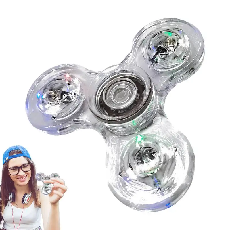 Hand Spinner Light Up Finger Fidget LED Spinner Crystal LED Light Sensory Toy Fidget Toy For Kids Boys
Hand Spinner Light Up Finger Fidget LED Spinner Crystal LED Light Sensory Toy Fidget Toy For Kids Boys