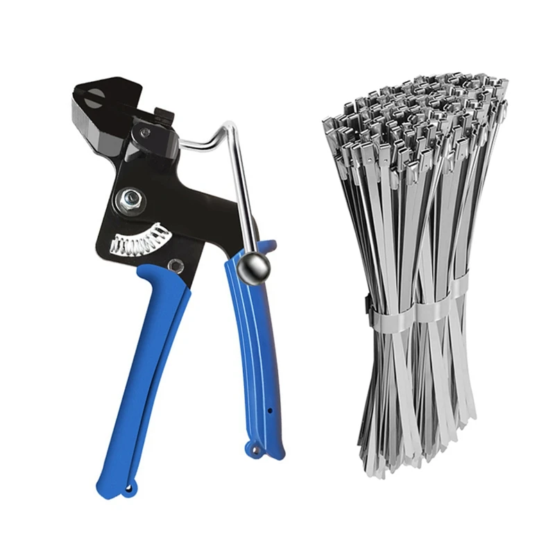 Heavy Steel Cable Tie Tool, Include 100 PCS Stainless Steel Cable Ties, Suitable For Home, Office, And Industrial Use Durable
Heavy Steel Cable Tie Tool, Include 100 PCS Stainless Steel Cable Ties, Suitable For Home, Office, And Industrial Use Durable