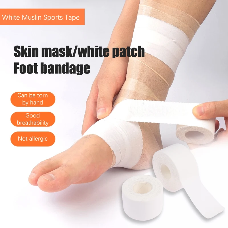 White Athletic Sports Tape Sport Binding Tape Roll Elastic Bandage Strain Injury Care Support Outdoor Sport Emergency Tool
White Athletic Sports Tape Sport Binding Tape Roll Elastic Bandage Strain Injury Care Support Outdoor Sport Emergency Tool