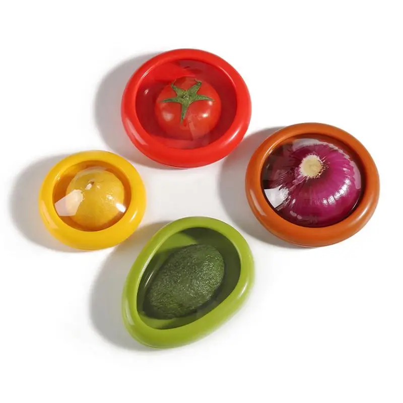 4PCS Fruit Vegetable Shaped Savers Reusable Avocado Keeper Onion Storage Containers Fresh Storage Easy To Clean Kitchen Gadgets
4PCS Fruit Vegetable Shaped Savers Reusable Avocado Keeper Onion Storage Containers Fresh Storage Easy To Clean Kitchen Gadgets