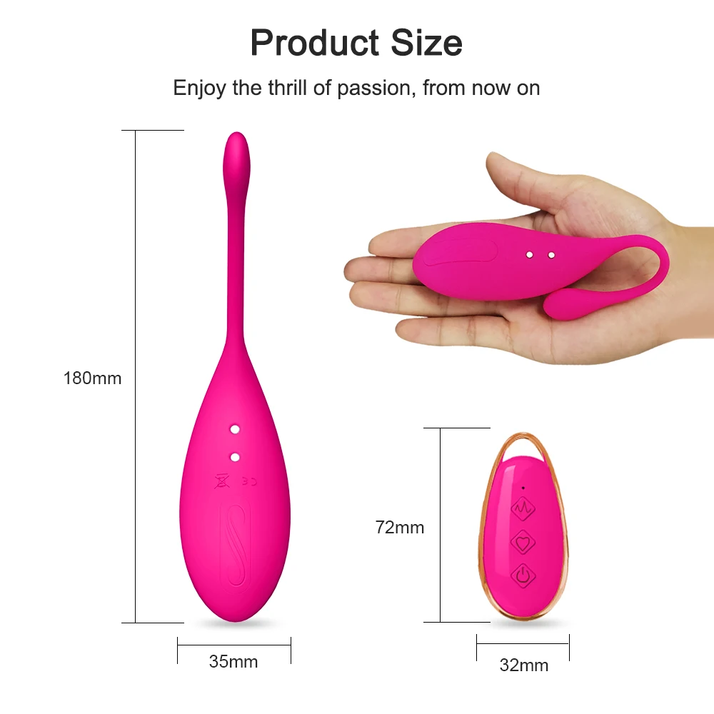 Massage Vibrator Love Egg Clitoris Stimulator Masturbator G Spot Vaginal Balls Vibrating Egg Sex Toys for Adult Women Couples Massage Vibrator Love Egg Clitoris Stimulator Masturbator G Spot Vaginal Balls Vibrating Egg Sex Toys for Adult Women Couples