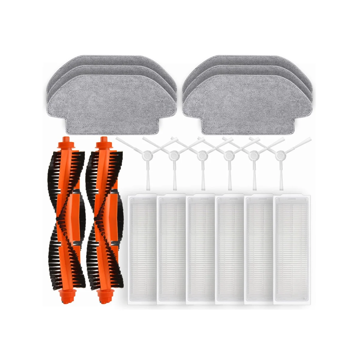 Запчасти для робота-пылесоса Xiaomi S10 S12 B106GL, сменные детали, аксессуары, основная боковая щетка, фильтр НЕРА, насадка на швабру
Запчасти для робота-пылесоса Xiaomi S10 S12 B106GL, сменные детали, аксессуары, основная боковая щетка, фильтр НЕРА, насадка на швабру