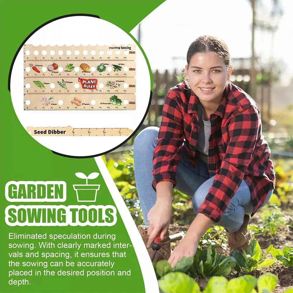 Multifunctional Planting Ruler Garden Ruler With Holes Plants Seed Precise Ruler Tool Wood Spacing Planting Planting Garden C9S8
Multifunctional Planting Ruler Garden Ruler With Holes Plants Seed Precise Ruler Tool Wood Spacing Planting Planting Garden C9S8