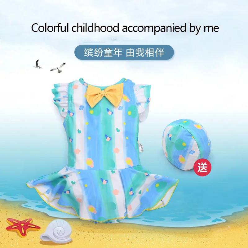 New Children's Swimwear South Korean Girls' Swimwear Small and Medium sized Baby One Piece Bikini Set
New Children's Swimwear South Korean Girls' Swimwear Small and Medium sized Baby One Piece Bikini Set