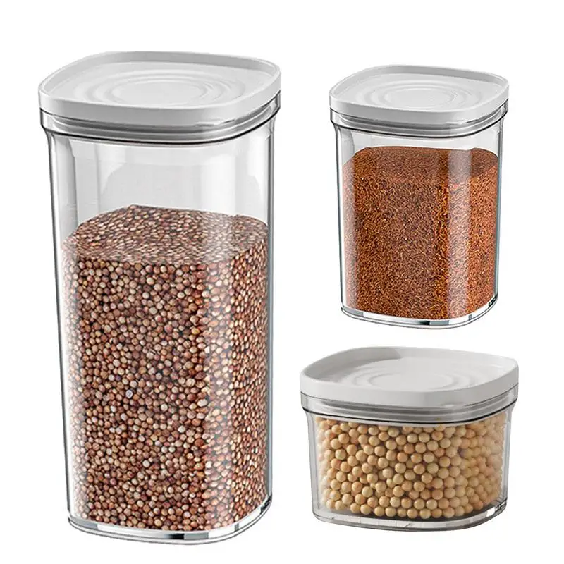 Storage Jars with Lid Portable kitchen Sealed Food Container Multifunctional Cereal Flour Sugar Pantry Organizer Dispenser box
Storage Jars with Lid Portable kitchen Sealed Food Container Multifunctional Cereal Flour Sugar Pantry Organizer Dispenser box