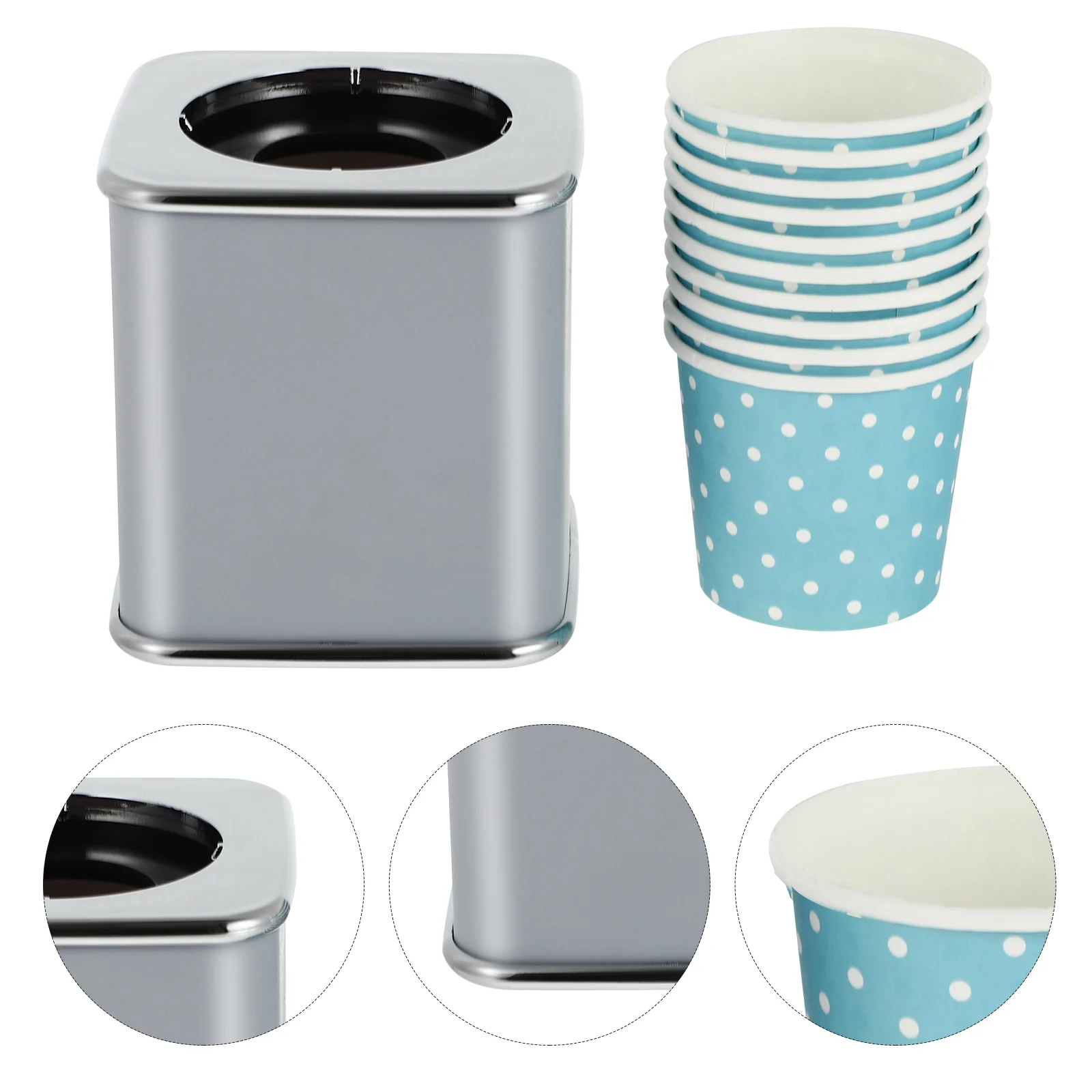 Coffee Cup Dispenser Holder Water Cup Rack Type Beverage Cup Organizer with 20pcs Cup for Home Office ( Random Pattern )
Coffee Cup Dispenser Holder Water Cup Rack Type Beverage Cup Organizer with 20pcs Cup for Home Office ( Random Pattern )