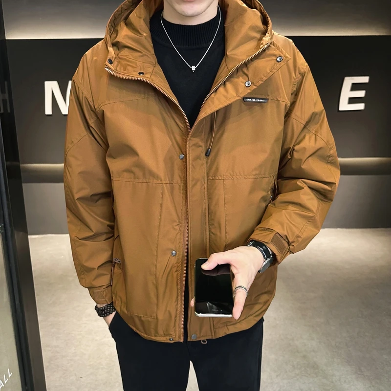 Модная ветровка с капюшоном Boutique Social Guy, повседневная непромокаемая куртка с тремя вставками из жесткой оболочки, красивая куртка с оборками
Модная ветровка с капюшоном Boutique Social Guy, повседневная непромокаемая куртка с тремя вставками из жесткой оболочки, красивая куртка с оборками