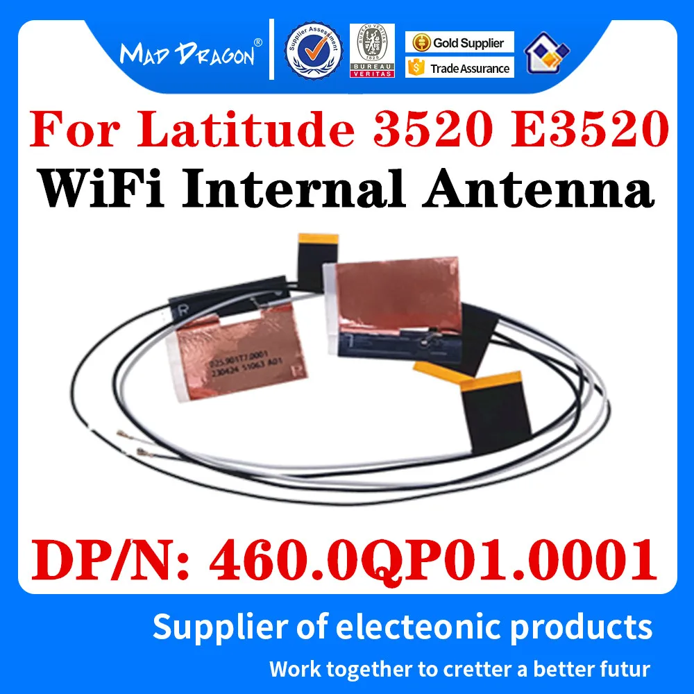 Новая внутренняя антенна 460.0QP01.0001 для ноутбука Dell Latitude 3520 E3520, беспроводной кабель Wi-Fi
Новая внутренняя антенна 460.0QP01.0001 для ноутбука Dell Latitude 3520 E3520, беспроводной кабель Wi-Fi
