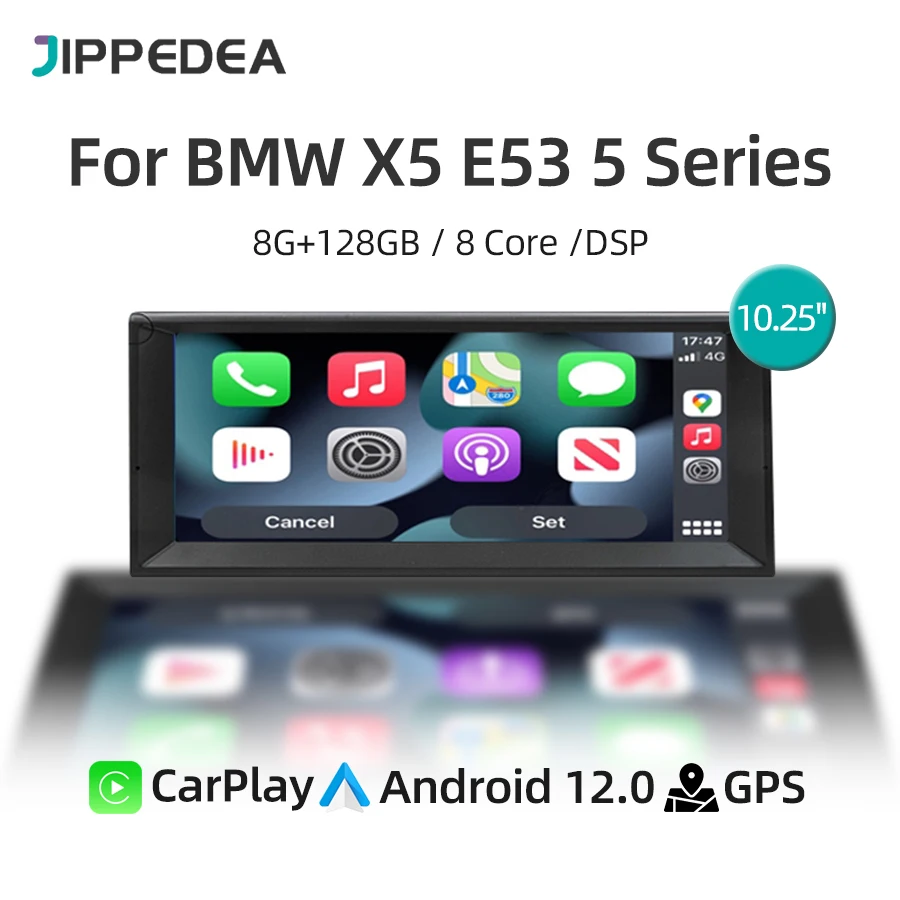 Автомобильный мультимедийный видеоплеер Carplay Android 12 GPS-навигация 4G LTE WiFi DSP стерео Автомагнитола для BMW X5 E53 5 серии E39 M5
Автомобильный мультимедийный видеоплеер Carplay Android 12 GPS-навигация 4G LTE WiFi DSP стерео Автомагнитола для BMW X5 E53 5 серии E39 M5