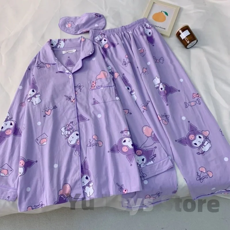 Свободные Пижамные брюки Sanrio Kuromi My Melody, женские весенние и осенние брюки, хлопковые плюшевые домашние брюки, милые повседневные брюки с карманами
Свободные Пижамные брюки Sanrio Kuromi My Melody, женские весенние и осенние брюки, хлопковые плюшевые домашние брюки, милые повседневные брюки с карманами