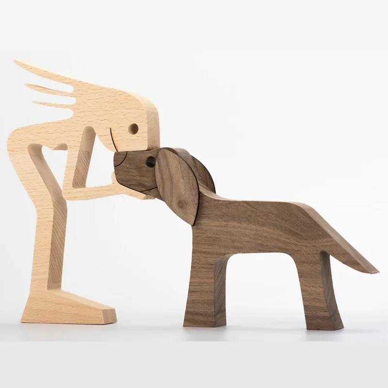 Dog Ornaments, Wooden Handicrafts Wooden Carving Ornaments Creative Decorative Tabletop Decorations
Dog Ornaments, Wooden Handicrafts Wooden Carving Ornaments Creative Decorative Tabletop Decorations