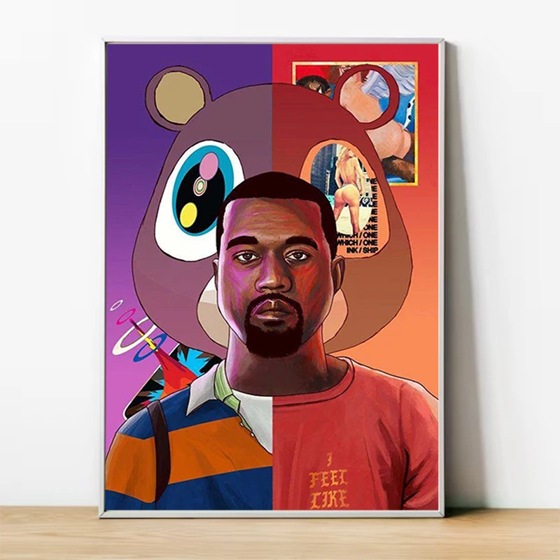 Posters for Wall Decor Kanye Hip Hop Music Rapper Star Decorative Pictures for Living Room Wall Decoration Painting Canvas Art
Posters for Wall Decor Kanye Hip Hop Music Rapper Star Decorative Pictures for Living Room Wall Decoration Painting Canvas Art