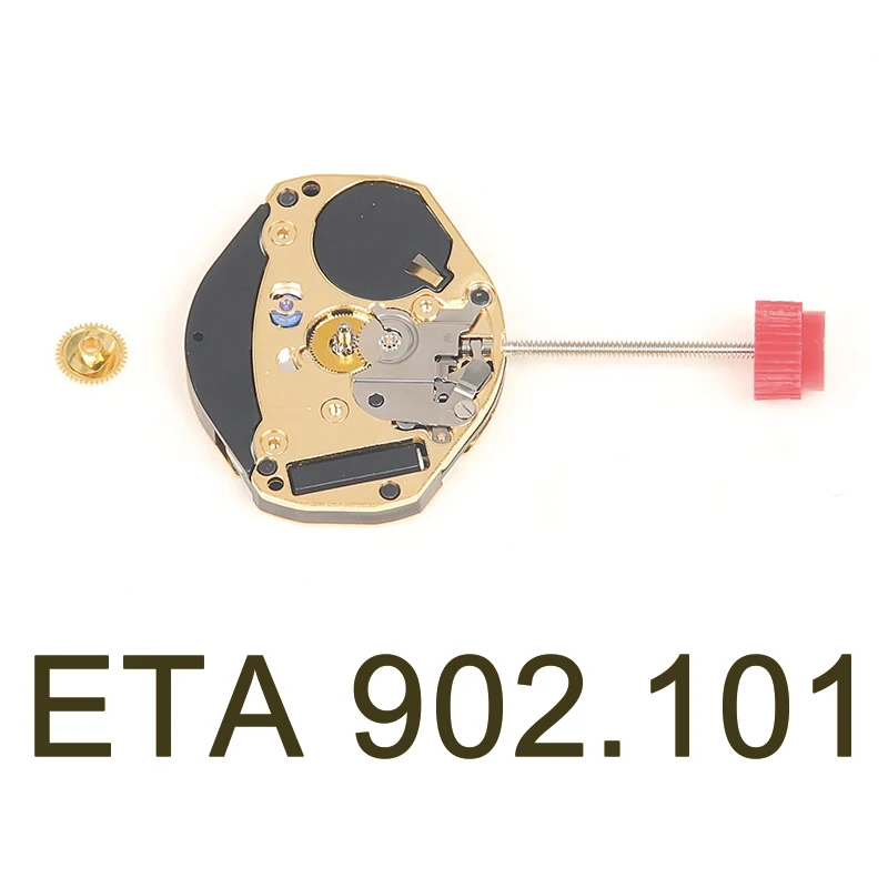 Swiss original brand new ETA902.101 movement three hands quartz movement 902101 watch parts
Swiss original brand new ETA902.101 movement three hands quartz movement 902101 watch parts