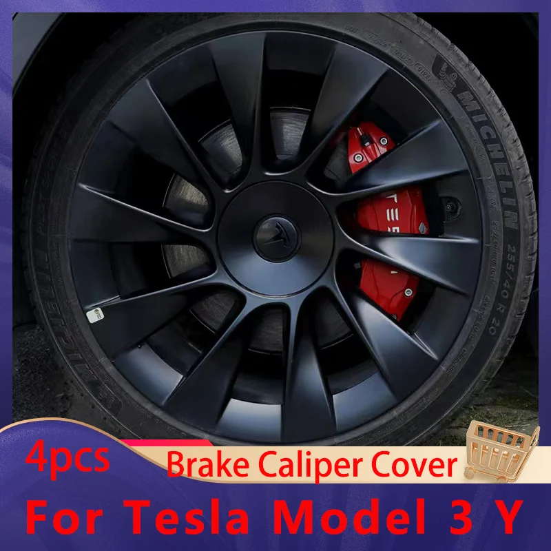 Brake Caliper Covers For Tesla Model Y Model 3 18 19 20 Inch Wheel Hub Set Car Calliper Accessories With Stickers
Brake Caliper Covers For Tesla Model Y Model 3 18 19 20 Inch Wheel Hub Set Car Calliper Accessories With Stickers
