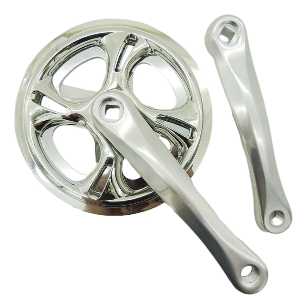 

Chainset Crank Crankset 175MM 3/32\\\" 42T Bicycle Easy To Use Fixie Fixie Road Replacement. Silver Single Speed