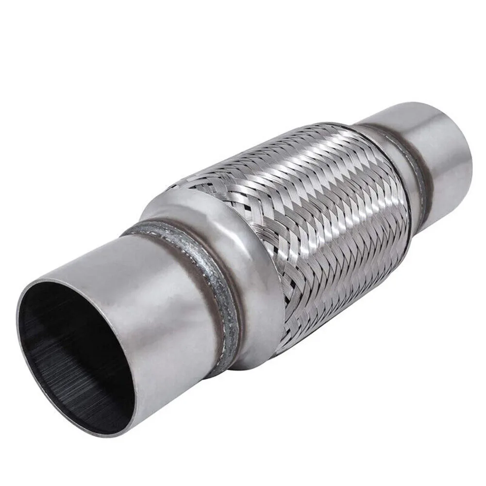 Pipe Flex Pipe Silver Stainless Steel 2.5 Inlet Outlet Diameter 63.5mm Car Truck Parts Double Easy Installation
Pipe Flex Pipe Silver Stainless Steel 2.5 Inlet Outlet Diameter 63.5mm Car Truck Parts Double Easy Installation