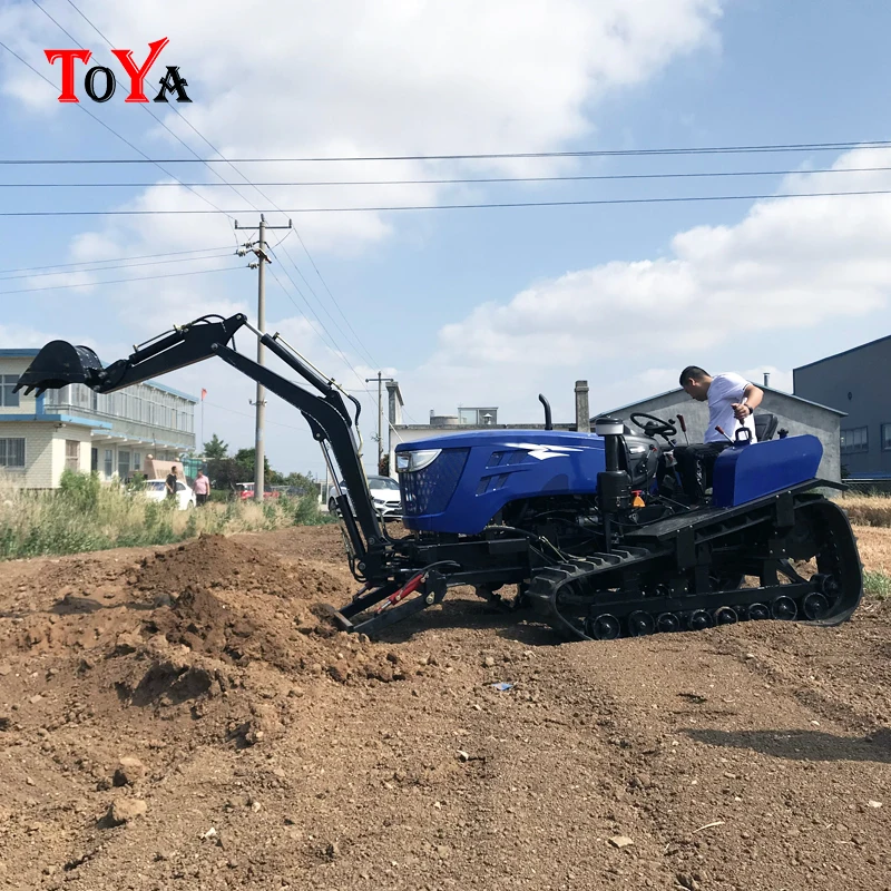 

Mini Crawler Cultivator Tractor Rotary Tiller And Dozer Machine Mountain Mound Trenching For Farm And Garden customized