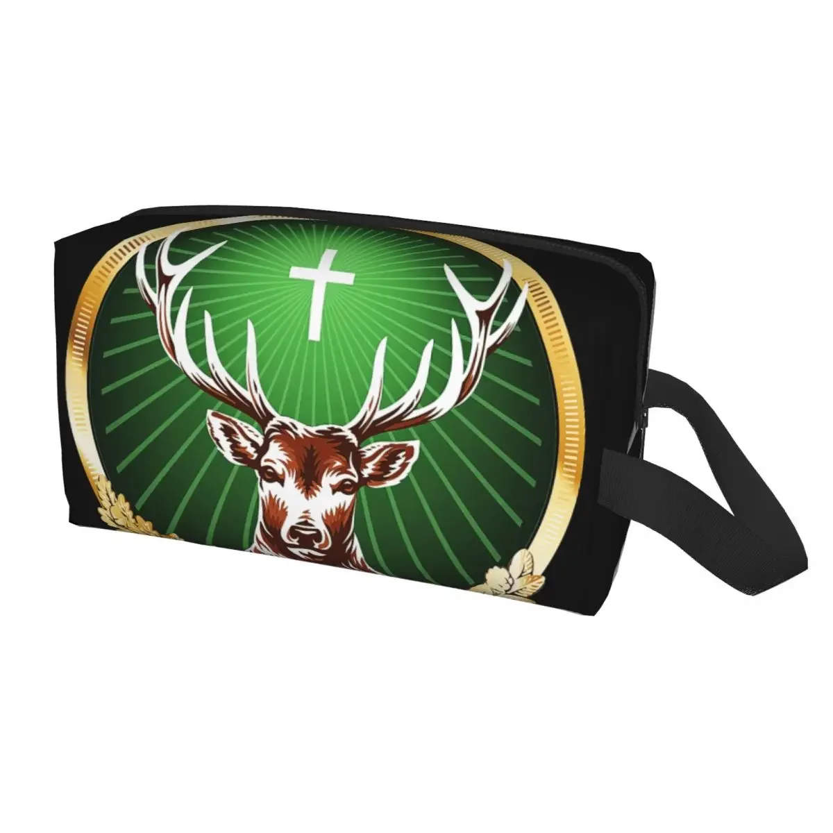 Jagermeister Logo Makeup Bag Women Travel Cosmetic Organizer Fashion Storage Toiletry Bags
Jagermeister Logo Makeup Bag Women Travel Cosmetic Organizer Fashion Storage Toiletry Bags