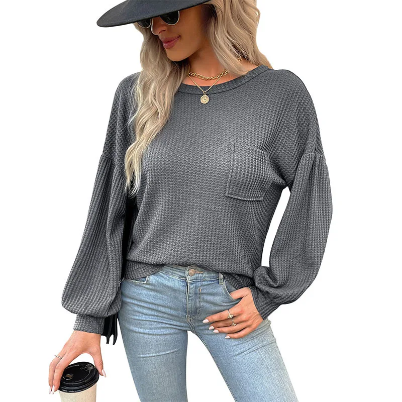 2023 New European and American Casual Top Long Sleeve Grey Open Back Hollow Knitwear Women's Autumn
2023 New European and American Casual Top Long Sleeve Grey Open Back Hollow Knitwear Women's Autumn