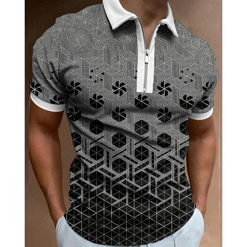 2023 Retro Summer Men'S New Polo Shirt Luxury Casual Zipper Shirt Golf 3d Printed Short Sleeve Shirt Clothing
2023 Retro Summer Men'S New Polo Shirt Luxury Casual Zipper Shirt Golf 3d Printed Short Sleeve Shirt Clothing