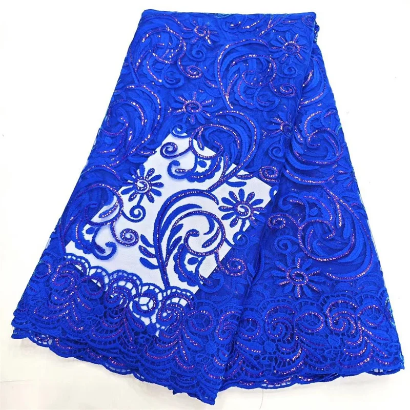 African Lace Fabric 2024 High Quality Elegant Lace Nigerian Sequins Embroidered French Tulle Beads Lace Fabric For Sewing Blue
African Lace Fabric 2024 High Quality Elegant Lace Nigerian Sequins Embroidered French Tulle Beads Lace Fabric For Sewing Blue