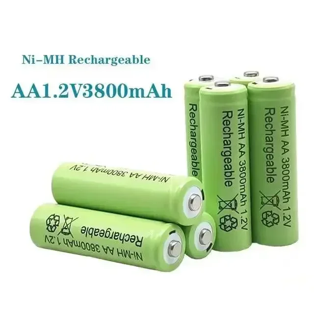 

3800mAh AA 1.2V battery Ni-MH rechargeable battery for Toy Remote control Rechargeable Batteries AA 1.2v 3800mah battery