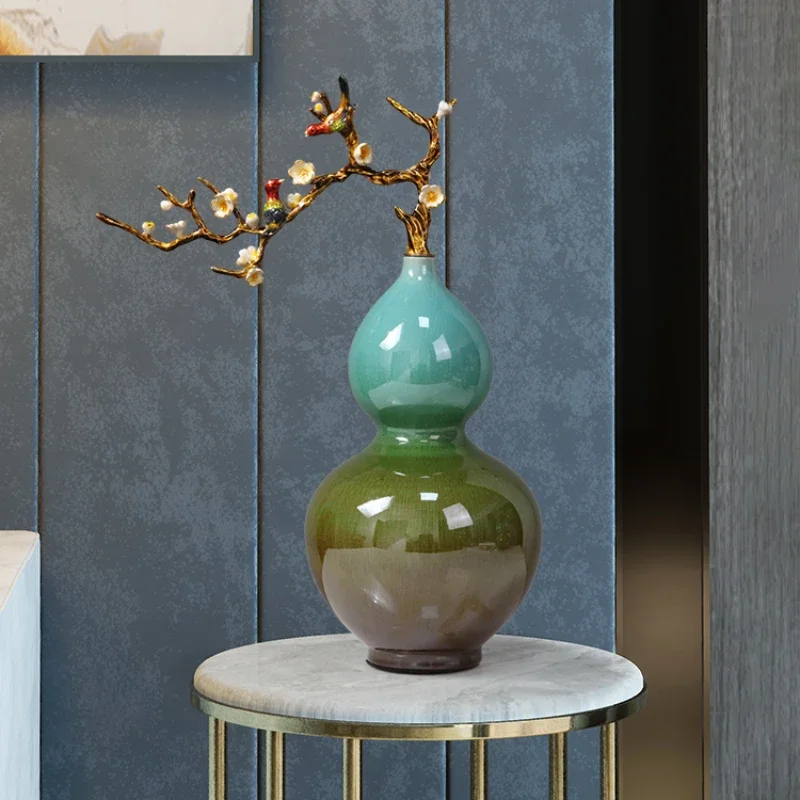 Light Luxury Enamel Colored Gourd Ornaments New Chinese Style Foyer Decoration Living Room Home Decor Office Relocation Gift
Light Luxury Enamel Colored Gourd Ornaments New Chinese Style Foyer Decoration Living Room Home Decor Office Relocation Gift