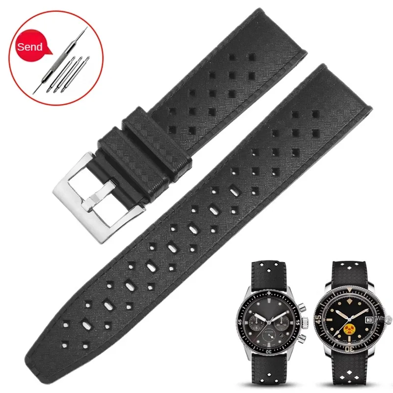 Breathable Rubber Watch Strap Instead Of 50 fathoms Barracuda Series Straight Interface Silicone Watchband 20mm
Breathable Rubber Watch Strap Instead Of 50 fathoms Barracuda Series Straight Interface Silicone Watchband 20mm