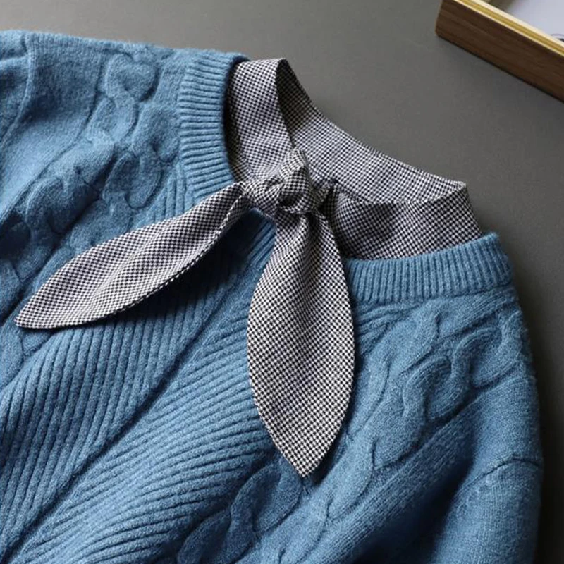New Cotton Bowknots Shirt Fake Collar Tie Women Ladies Detachable False Collar Lapel Blouse Top Removable Clothes Faux Col
New Cotton Bowknots Shirt Fake Collar Tie Women Ladies Detachable False Collar Lapel Blouse Top Removable Clothes Faux Col