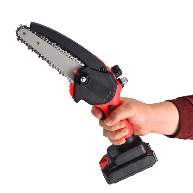6 inch small household single hand saw rechargeable mini electric chain saw orchard pruning logging li-ion battery
6 inch small household single hand saw rechargeable mini electric chain saw orchard pruning logging li-ion battery