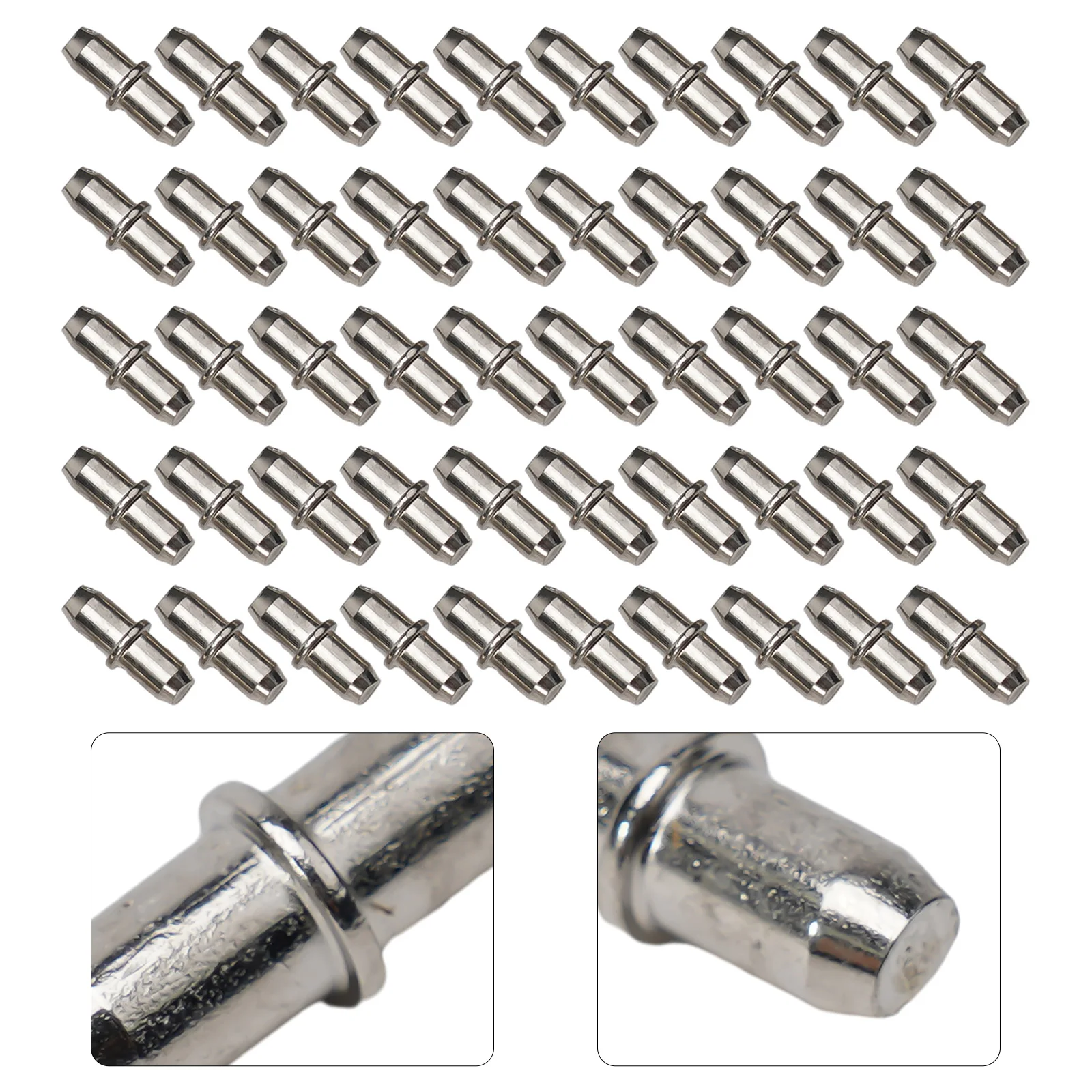 Bracket Shelf Support Pegs Sturdy 50pcs 5x16mm Durable Easy Installion Flexible For Cabinet Furniture Closet Iron
Bracket Shelf Support Pegs Sturdy 50pcs 5x16mm Durable Easy Installion Flexible For Cabinet Furniture Closet Iron