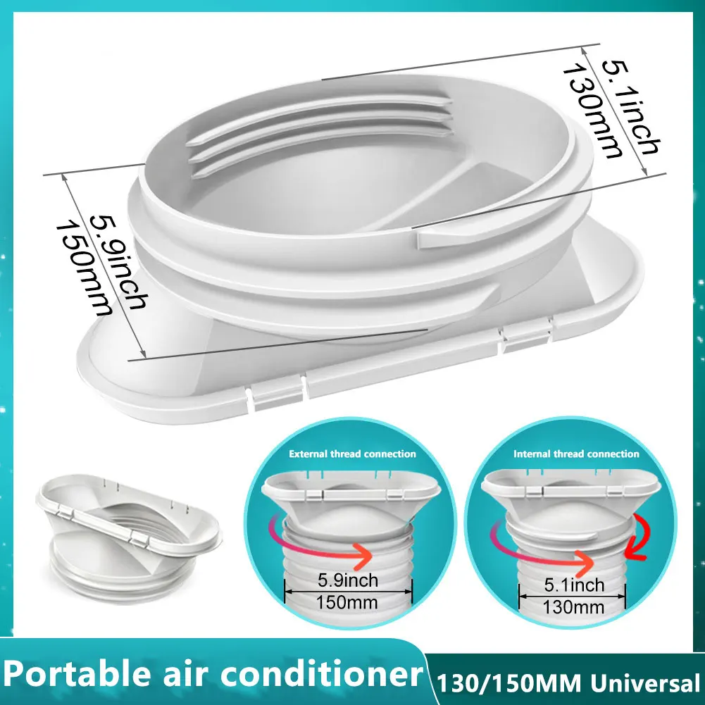Flat Mouth Interface Adaptor Air Conditioners 1 Pcs 198*145*70mm ABS Accessories.exhaust Pipe Heat Exhaust Pipe
Flat Mouth Interface Adaptor Air Conditioners 1 Pcs 198*145*70mm ABS Accessories.exhaust Pipe Heat Exhaust Pipe
