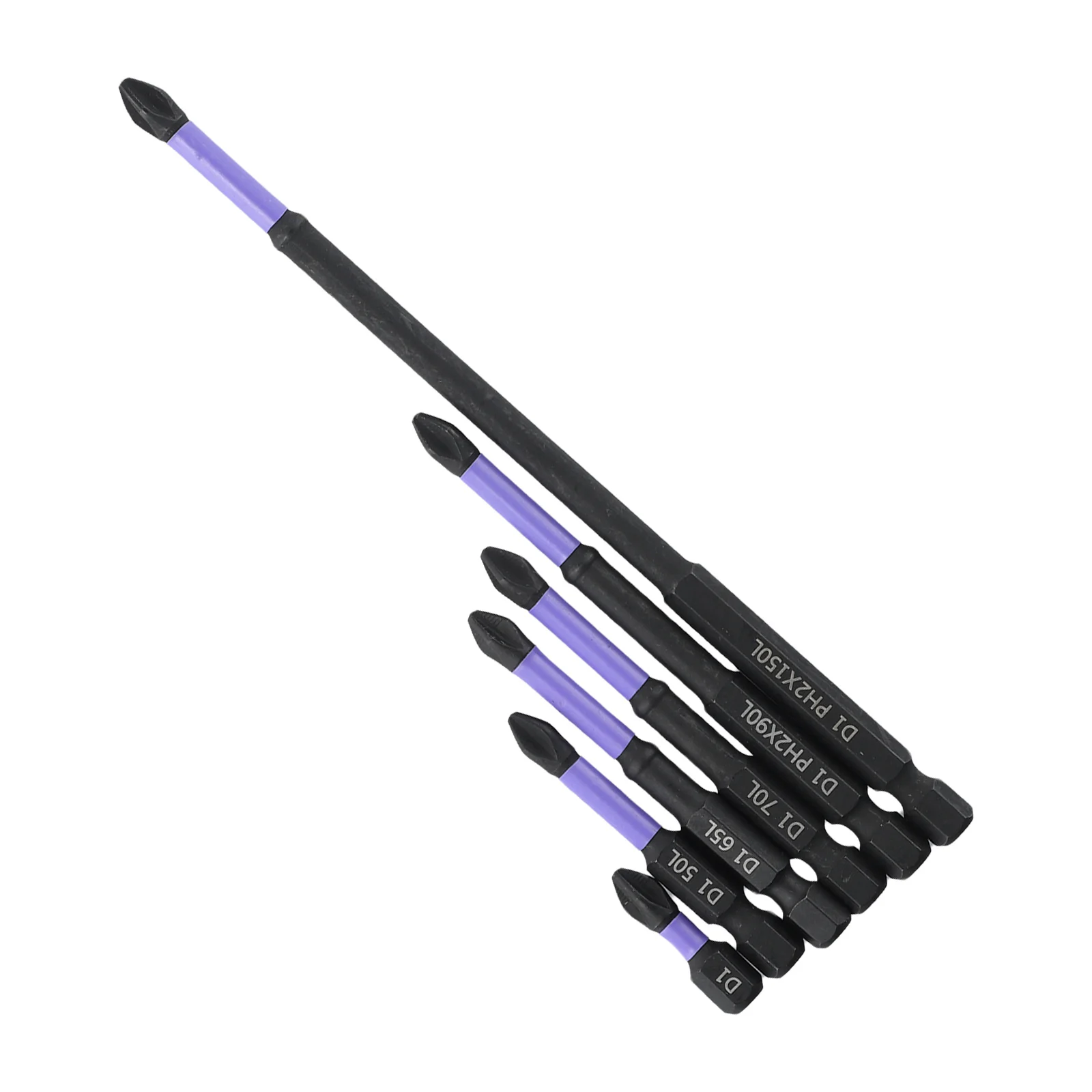 6PCS Screw Electric Screwdriver Set 25-150mm PH2 Impacts Strong Magnetic Batches Head Cross High Hardness Hand Drill Bits
6PCS Screw Electric Screwdriver Set 25-150mm PH2 Impacts Strong Magnetic Batches Head Cross High Hardness Hand Drill Bits
