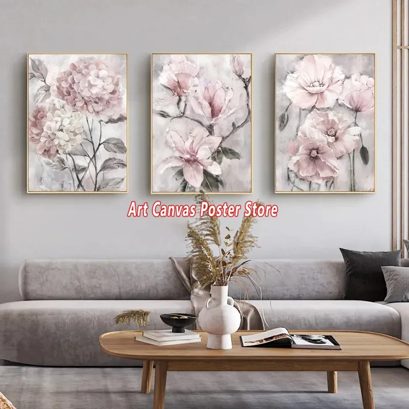 Nordic Watercolor Pink Flowers Poster Wall Art Canvas Painting Modern Home Decoration Print Pictures for Living Room Decor Mural
Nordic Watercolor Pink Flowers Poster Wall Art Canvas Painting Modern Home Decoration Print Pictures for Living Room Decor Mural