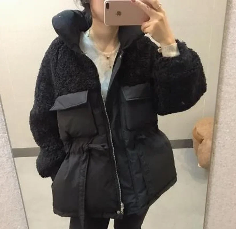 Ladies Fashion Parka Coat Warm Stand-up Collar Waist Long Sleeve Women Coat High Street Down Jacket 2024 New Autumn and Winter
Ladies Fashion Parka Coat Warm Stand-up Collar Waist Long Sleeve Women Coat High Street Down Jacket 2024 New Autumn and Winter
