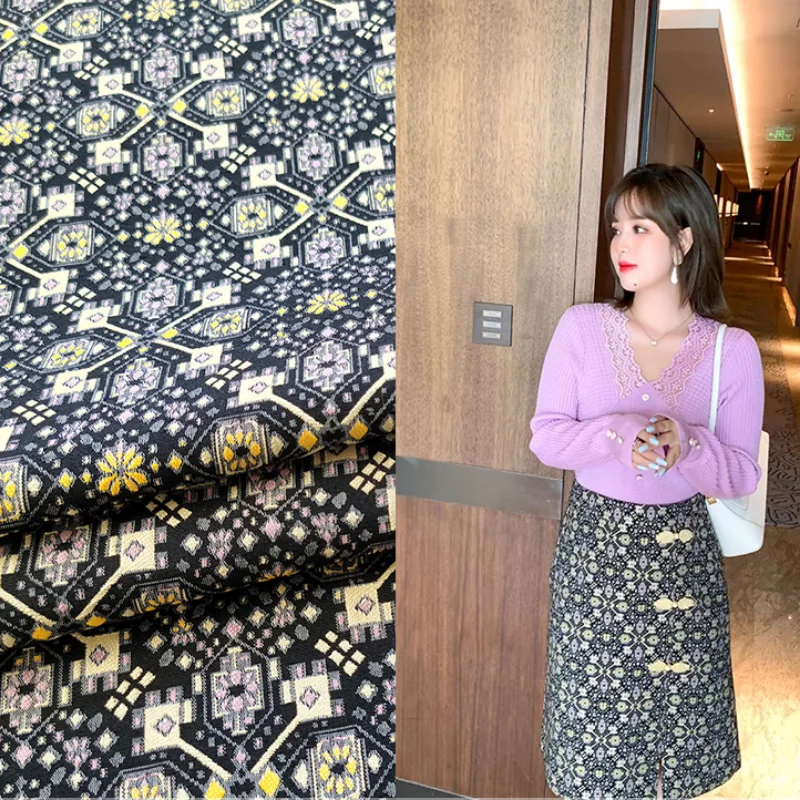 Autumn Floral Jacquard Brocade Fabric Damask Three-dimensional Yarn-dyed Cloth for Windbreaker Hanfu Tang Suit by the Yard
Autumn Floral Jacquard Brocade Fabric Damask Three-dimensional Yarn-dyed Cloth for Windbreaker Hanfu Tang Suit by the Yard