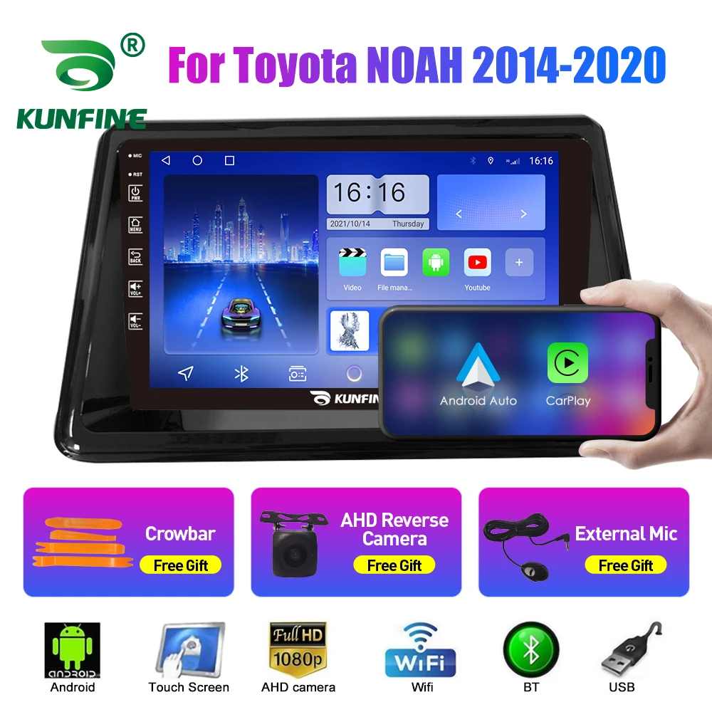 

Автомобильный радиоприемник для Toyota ноя 2014-2020 2Din Android Восьмиядерный автомобильный стерео DVD GPS-навигатор плеер Мультимедиа Android Авто Carplay