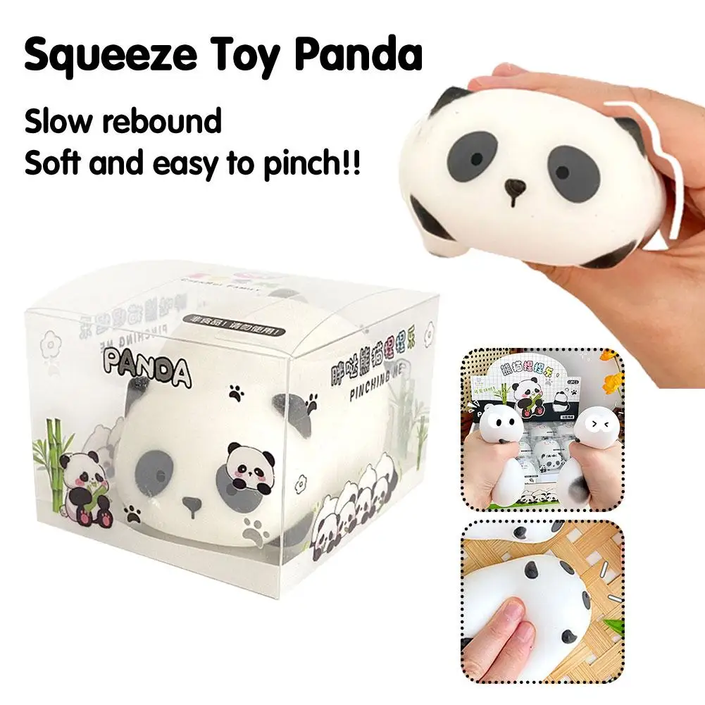 

Kawaii Cute Panda Expression Slow Rising Squeeze Relieves Child Anxiety Christmas Funny Gift Toys Adult Stress N3h7