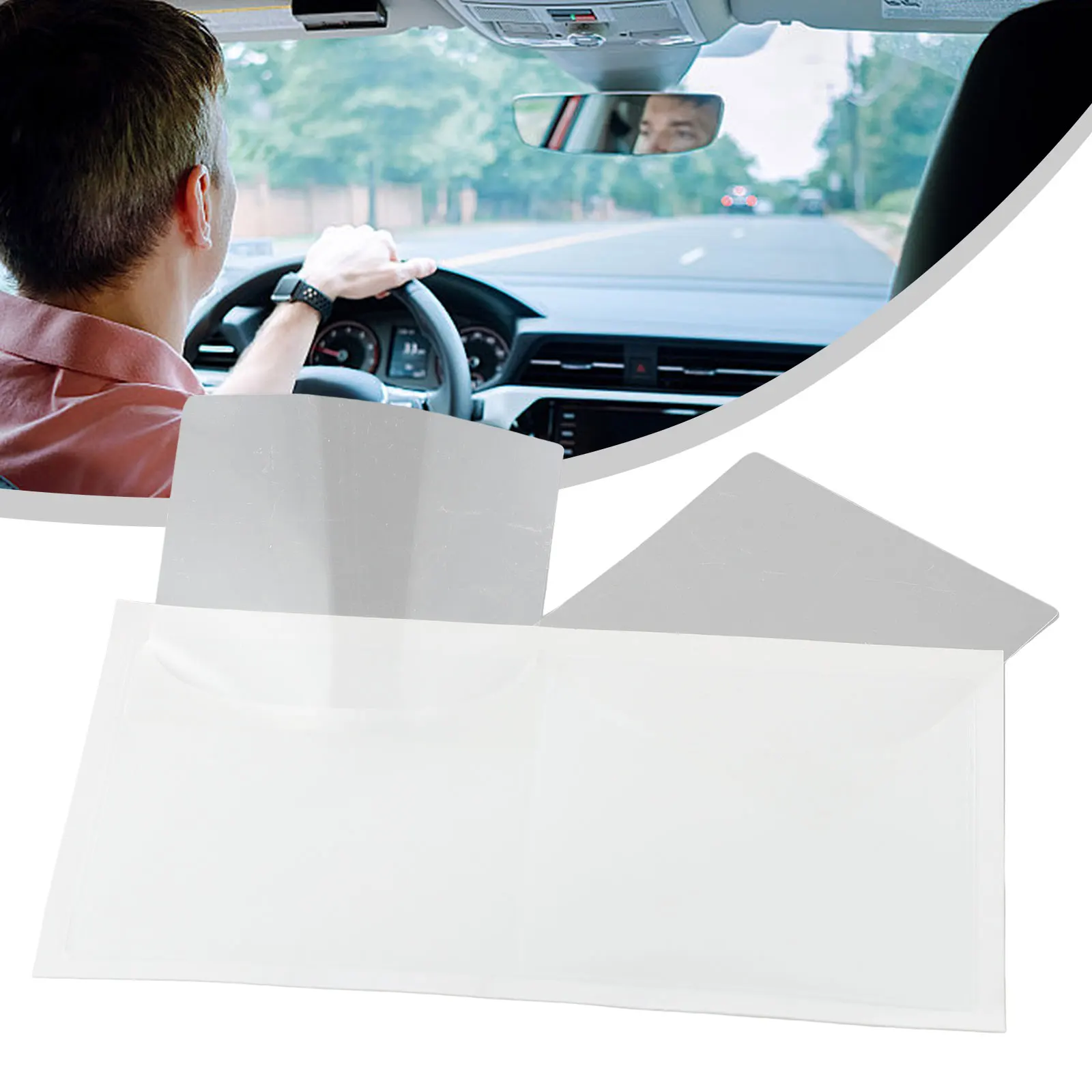 Universal Car Backed Windscreen Ticket Holder, Clear Transparent Pocket Wallet, Fits All Vehicles, 90mm X 90mm 2PCS
Universal Car Backed Windscreen Ticket Holder, Clear Transparent Pocket Wallet, Fits All Vehicles, 90mm X 90mm 2PCS