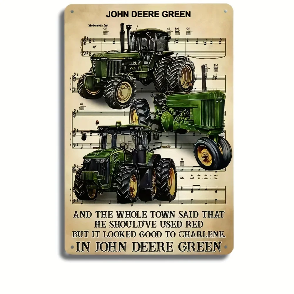Vintage Farmer Tractor Driver Metal Tin Sign - Perfect for Home, Restaurant, Bar, Cafe, Garage, and Wall Decor - Water-proof and
Vintage Farmer Tractor Driver Metal Tin Sign - Perfect for Home, Restaurant, Bar, Cafe, Garage, and Wall Decor - Water-proof and