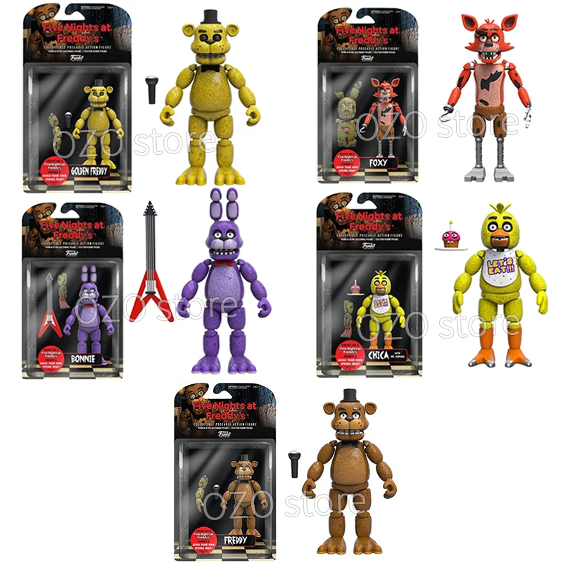 Фигурки FNAF 15 см, экшн-фигурки Фредди, Бонни, Фокси, Чика, медведя фазбер, ПВХ Коллекция, кошмарный медведь, воздушный шар, мальчик, кукла, модель
Фигурки FNAF 15 см, экшн-фигурки Фредди, Бонни, Фокси, Чика, медведя фазбер, ПВХ Коллекция, кошмарный медведь, воздушный шар, мальчик, кукла, модель