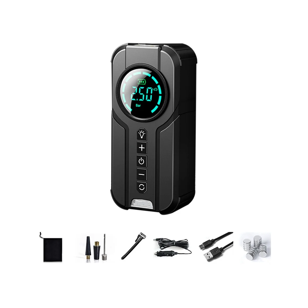 Mini 12V Multifunctional Tire Inflator Car Compressor Wireless Portable Tire Pump Car Tyre Inflator
Mini 12V Multifunctional Tire Inflator Car Compressor Wireless Portable Tire Pump Car Tyre Inflator