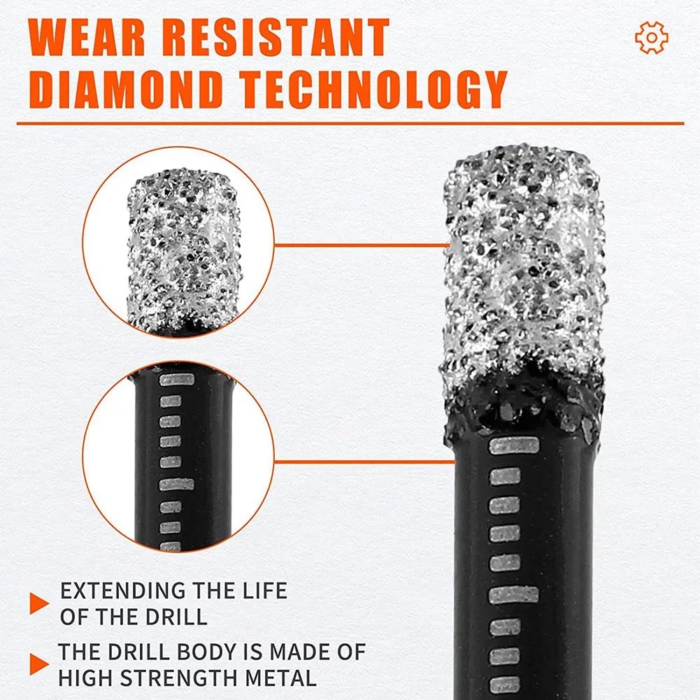 Dry Drill Bits Drill Bits Glass Hex Handle 1pc Brazed Diamond Dry Drill Bits Tile/ceramic Vaccum Brazed Diamond
Dry Drill Bits Drill Bits Glass Hex Handle 1pc Brazed Diamond Dry Drill Bits Tile/ceramic Vaccum Brazed Diamond