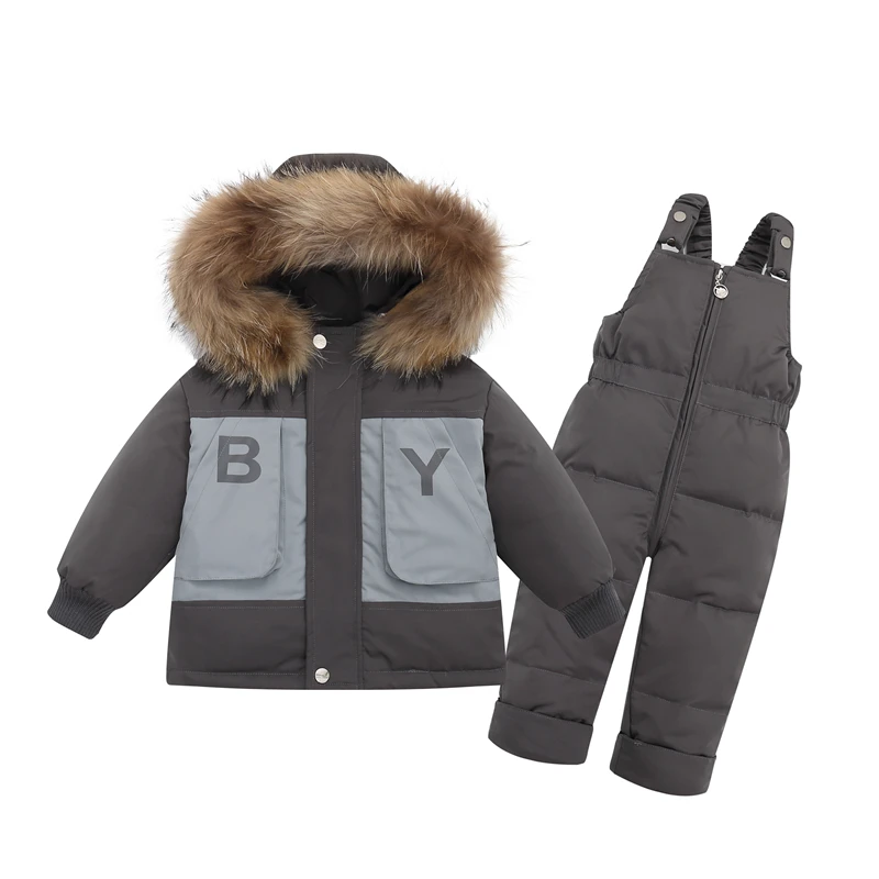 Children Down Coat Jacket + jumpsuit Toddler Girl Boy Clothes 2pcs Winter -30° Outfit Suit Warm Baby Overall Kids Clothing Sets
Children Down Coat Jacket + jumpsuit Toddler Girl Boy Clothes 2pcs Winter -30° Outfit Suit Warm Baby Overall Kids Clothing Sets