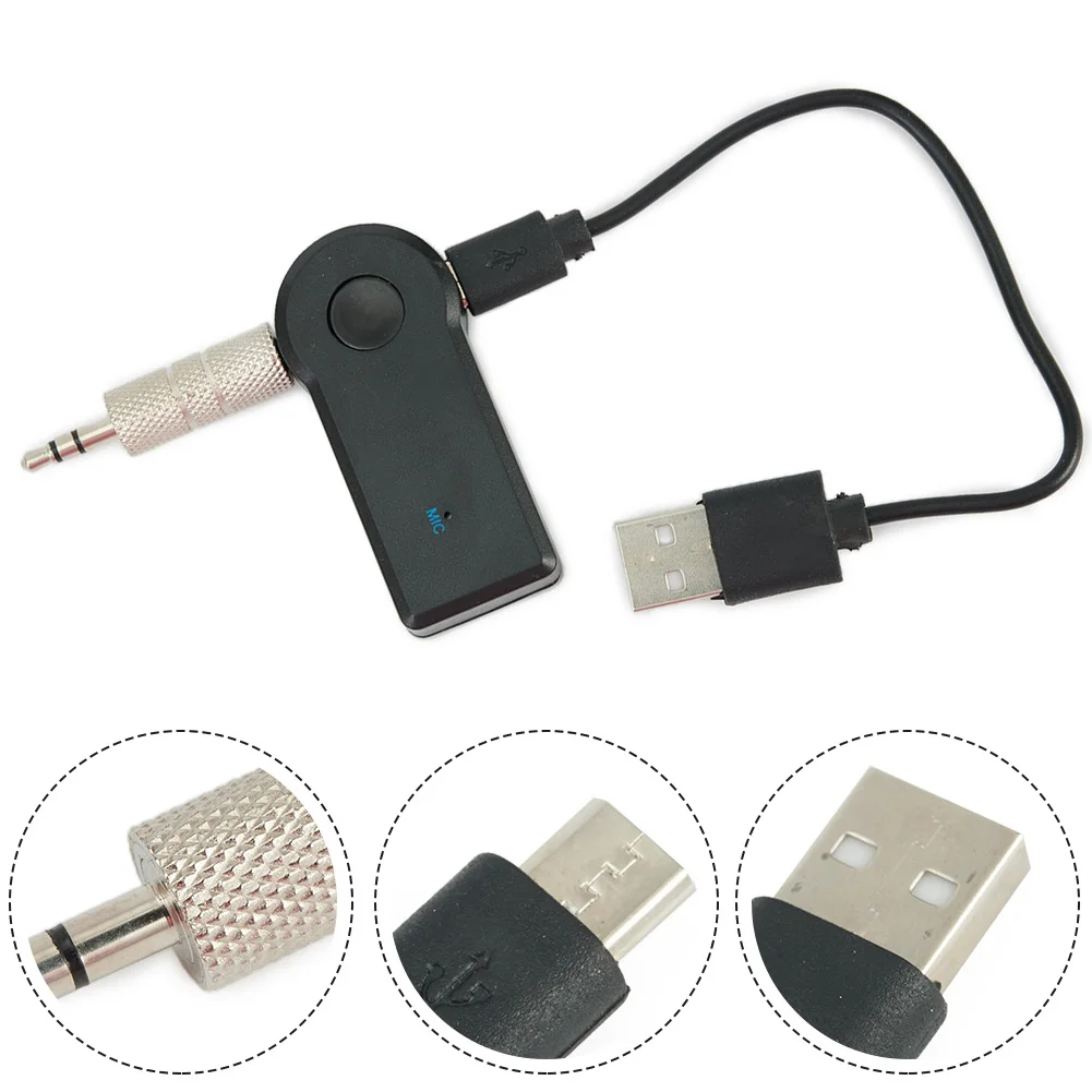 New Wireless Car BT Receiver Adapter 3.5mm Audio Stereo Music Handsfree Headphone Receiver Handsfree Automobiles Bluetooth Kits
New Wireless Car BT Receiver Adapter 3.5mm Audio Stereo Music Handsfree Headphone Receiver Handsfree Automobiles Bluetooth Kits